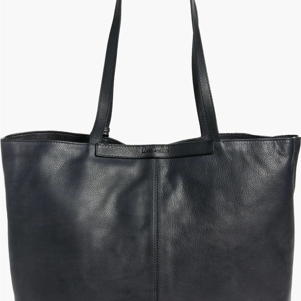 Lucky Brand Black Leather Tote